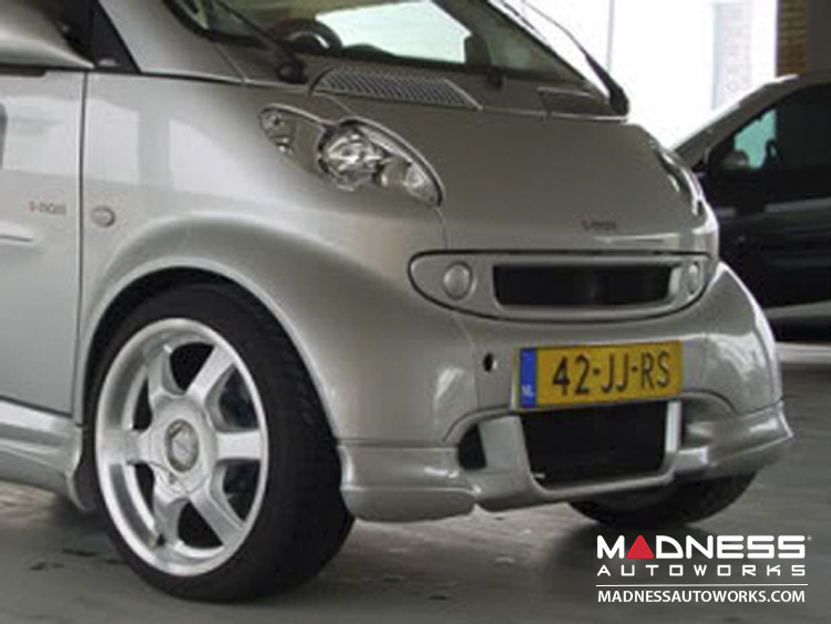 smart fortwo Front Grill 450 model SMann Silver SMART MADNESS